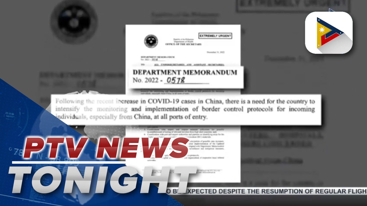 PH opts on ramped up surveillance on all Chinese arrivals in ports of entry