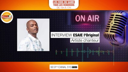 "La petite interview" avec ESAIE l'Original dans #LesRoisDuGame sur FREQUENCE 2