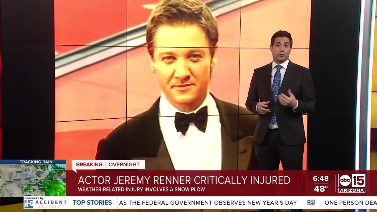 Actor Jeremy Renner critically injured in snow plow accident video