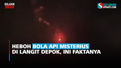 Heboh Bola Api Misterius di Langit Depok, Ini Faktanya