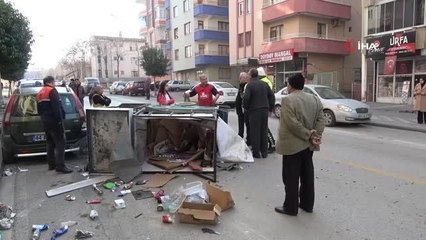 Üç aracın karıştığı kazada tartışan sürücüleri polis sakinleştirdi
