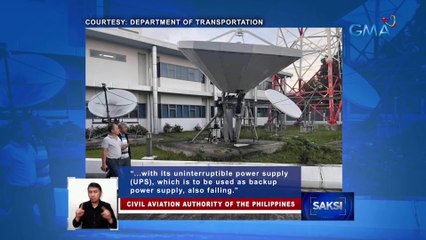 Operasyon ng lahat ng paliparan sa bansa kahapon, nahinto dahil sa power interruption sa CNS-ATM System ng CAAP | Saksi