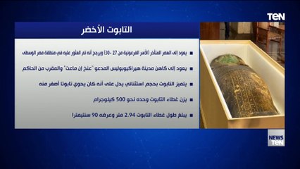 ما هو التابوت الأخضر القطعة الأثرية المسروقة التي استردتها مصر مؤخراً؟