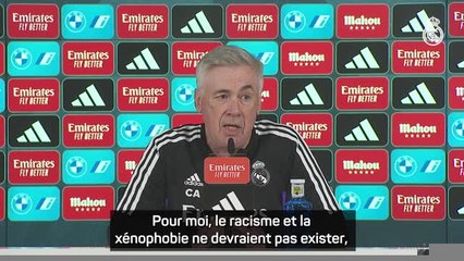 Real Madrid - Ancelotti : "Le racisme et la xénophobie ne devraient pas exister"