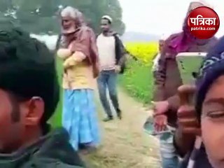 वीडियो: प्रतापगढ़ में बांस के टूटे पुल से ले जानी पड़ी शवयात्रा