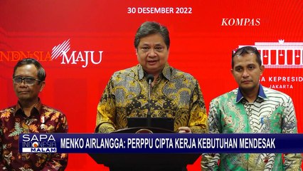 Airlangga Hartarto Klaim Perppu Cipta Kerja Kebutuhan Mendesak di Tengah Ancaman Resesi Global