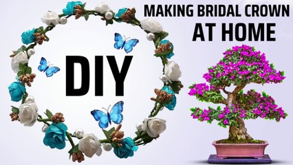 Tải video: DIY Artificial Bridal Wedding Paper Flower Tiara Crown Making for Girls