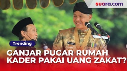 Ganjar Pugar Rumah Kader PDIP Pakai Uang Zakat, Refly Harun Pertanyakan Kejujuran Baznas