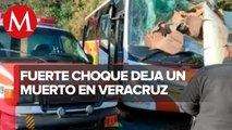Choque en carretera de Veracruz deja un muerto y 8 lesionados