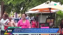 Advierte la COPARMEX que los mexicanos prefieren vivir de programas sociales a buscar trabajo -MVS Noticias 2 dic 2023