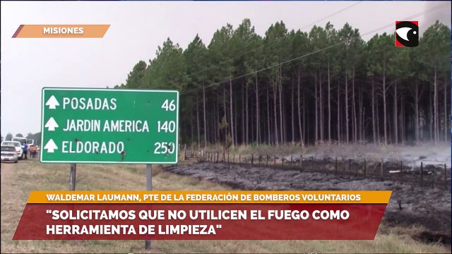 Solicitamos que no utilicen el fuego como herramienta de limpieza