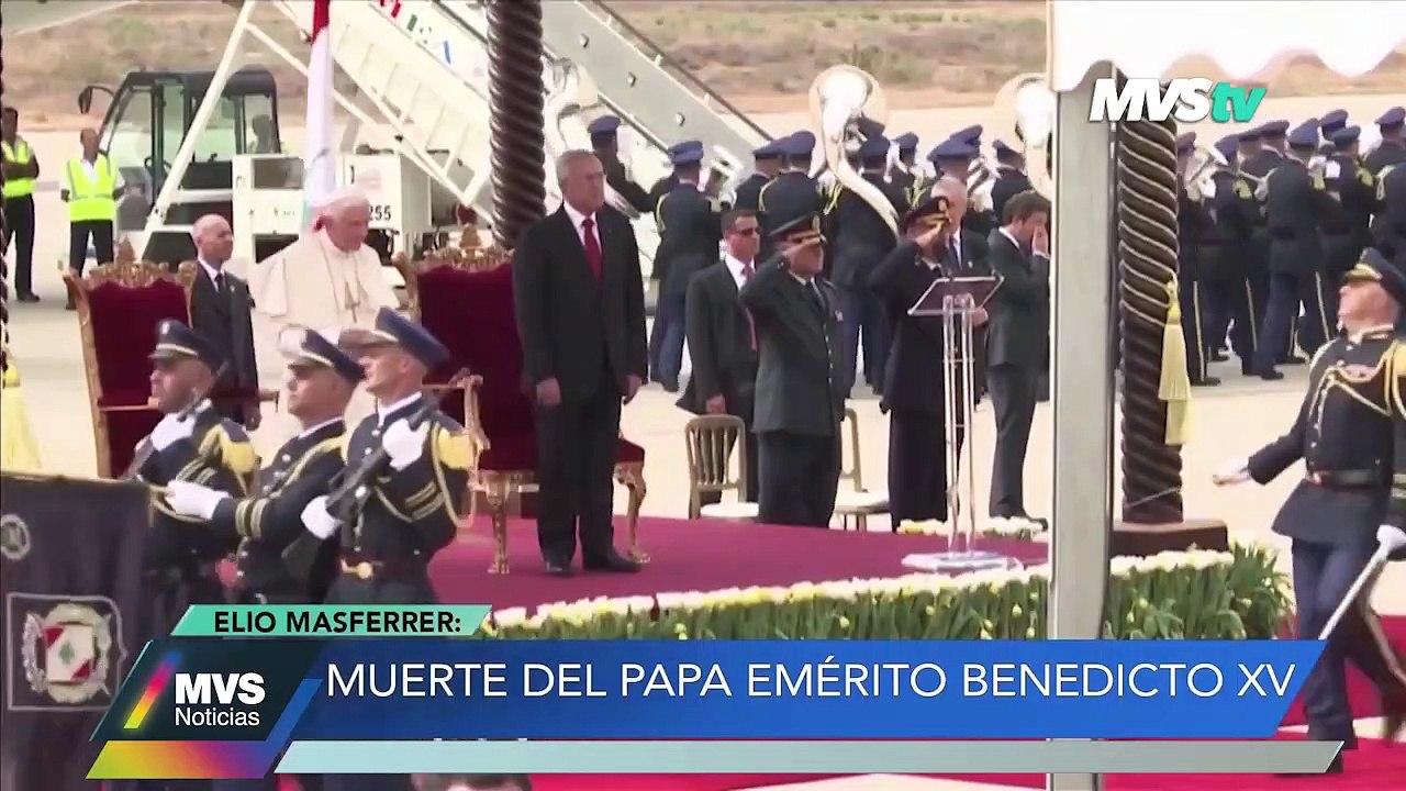 Muerte del Papa Benedicto XVI, en la opinión de Elio Masferrer- MVS Noticias 2 ene 2023