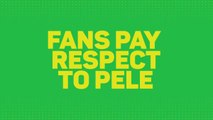 Thousands of fans gather to pay respect to Pelé