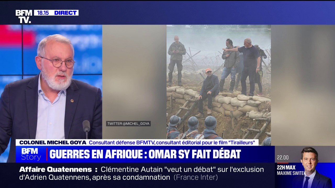Pour Michel Goya, conseiller sur le film d'Omar Sy, "il n'y a pas lieu de faire une polémique" sur les propos de l'acteur