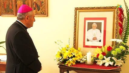 Nunciatura invita a sentido homenaje por muerte de Papa Emérito