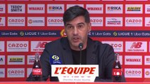 Fonseca : « Je suis très déçu de nos supporters » - Foot - L1 - Lille