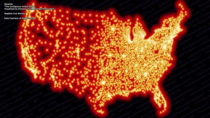 Why 80 of Americans Live East of This Line american population density - united states of america