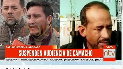 Suspendieron la audiencia de Camacho