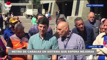 Metro de Caracas un sistema que espera mejoras - 02Ene @VPItv
