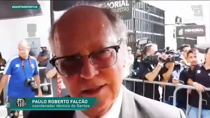 Coordenador Falcão e técnico Odair Hellmann marcam presença em adeus a Pelé