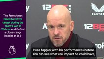 Ten Hag happy with 'huge' Martial impact but wants better