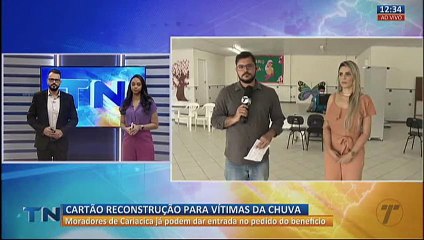 Cartão Reconstrução para vítimas das chuvas no ES