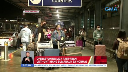 Download Video: Operasyon sa NAIA at ibang paliparan, unti-unti nang bumabalik sa normal | UB