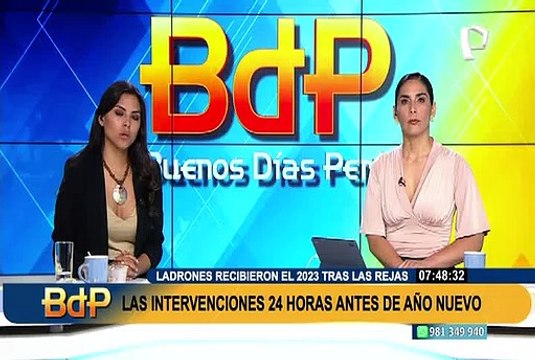 Recibieron el 2023 tras las rejas: PNP cerró el año con detenciones a delincuentes y microcomercializadores
