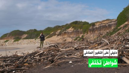 دليلي على التغير المناخي: شواطئ تتآكل