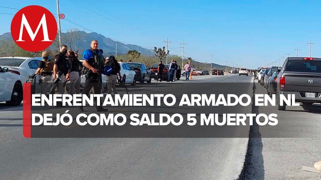 Atacan a balazos a policías en NL; hay tres elementos muertos y dos delincuentes abatidos