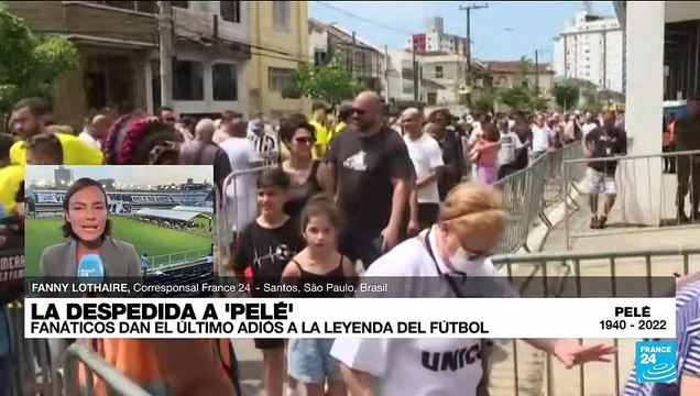 Informe desde São Paulo: fanáticos dicen adiós a Pelé en el estadio del Santos