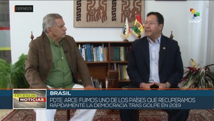 Presidente de Bolivia remarca la importancia de Brasil para la integración regional
