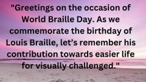 Louis Braille’s unchallenged invention of a reading & writing system the blind has changed the world of a blind forever.