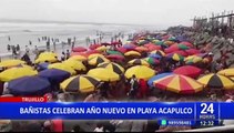 Trujillo: bañistas acuden masivamente a la única playa saludable de la ciudad