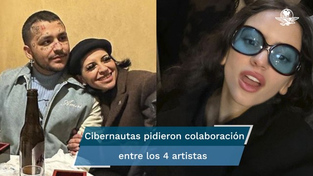 Nodal y Cazzu reciben el año nuevo junto a Rosalía y Rauw Alejandro en Japón 