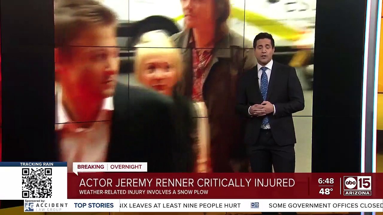 Actor Jeremy Renner critically injured in snow plow accident video