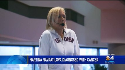 Tennis legend Martina Navratilova gets double cancer diagnosis