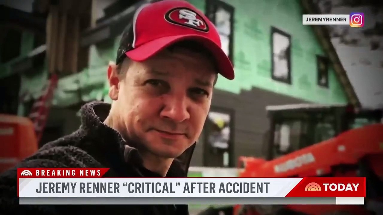 Actor Jeremy Renner hospitalized after snowplow accident video