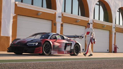 Audi R8 LMS GT3 with Frank Stippler