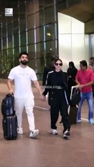 Mouni Roy अपने पति के साथ क्यूट अंदाज में आयी नजर