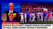Ex-Bills player reacts to Damar Hamlin collapsing during Bengals-Bills game.