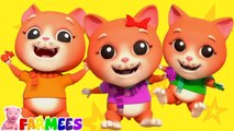 Three Little Kittens | Nursery Rhymes And Baby Songs | Farmees