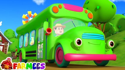 Wheels On The Bus - Nursery Rhymes and Learning Videos For Kids