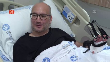 İşaret fişeği yüzüne gelen taraftarın son durumu