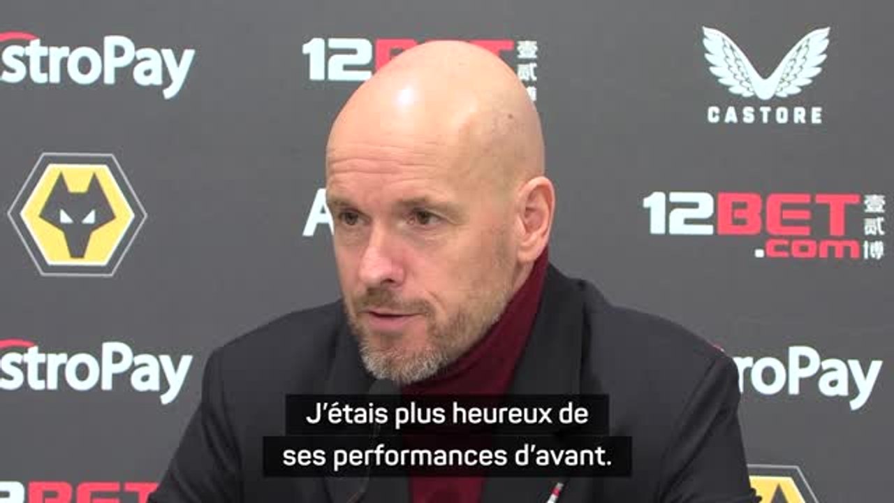 Manchester United - Ten Hag : "Martial ? J'étais plus heureux de ses performances d'avant"