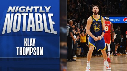 Nightly Notable: Klay Thompson | Jan. 2