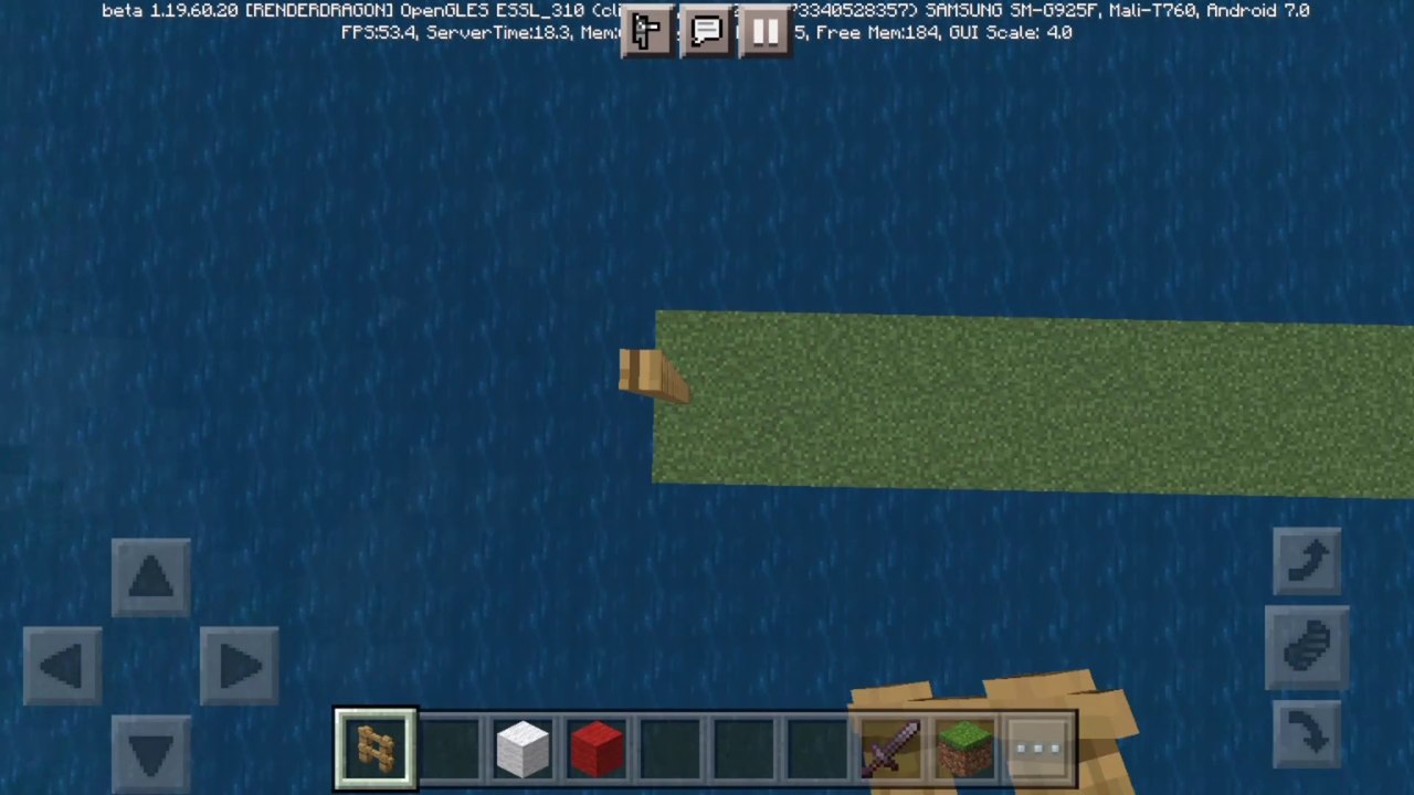 I made a Bahrain flag in Minecraft