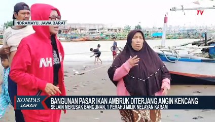 Angin Kencang Rusak Bangunan Dan Tenggelamkan Perahu Nelayan