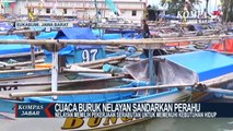 Cuaca Buruk Nelayan Di Pelabuhan Ratu Sandarkan Perahu