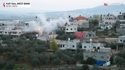 تصاویری از کرانه باختری رود اردن؛ نظامیان اسرائیلی خانه‌های دو فلسطینی را منفجر کردند